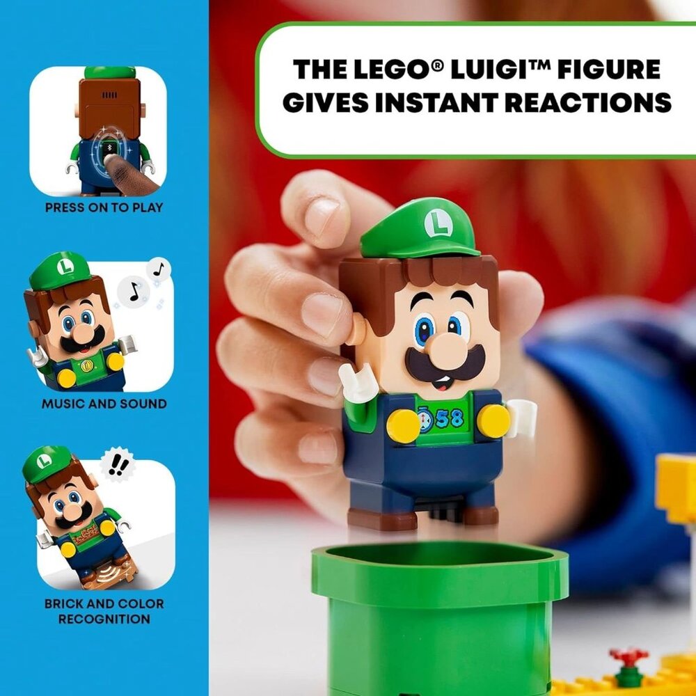 LEGO Super Mario Adventures with Luigi Starter Course Toy for Kids - Picture 3 of 7